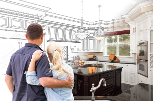 Custom kitchen cabinets installed in a Prospect Park home